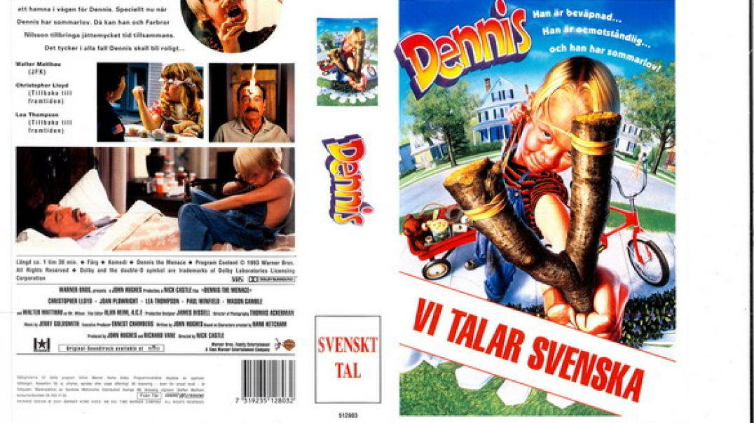 Tecknat Barn Svenska:Dennis (1993 Tecknade Film AB) VHSRIPPEN (Svenska) Hela Filmen (HD)